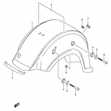 Rear fender              

                  Model k3