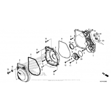 Правая крышка картера