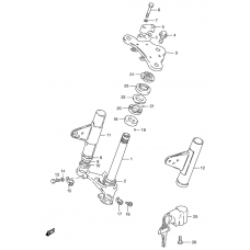 Steering stem              

                  Gs125ux/uy