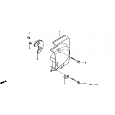Left rear crankcase cover