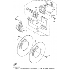 Front brake caliper