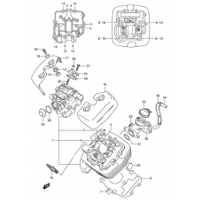 Cylinder head              

                  Front