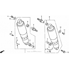 Rear shock absorber