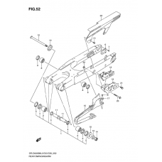 Rear swinging arm