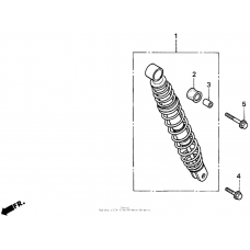 Rear shock absorber