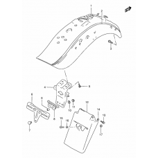 Rear fender              

                  Model x