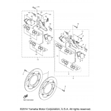 Front brake caliper