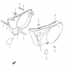 Frame cover              

                  Ts185ercv p9/ts185erw/erx