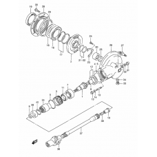 Propeller shaft - final drive gear