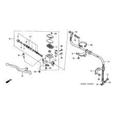 Fr. brake master cylinder