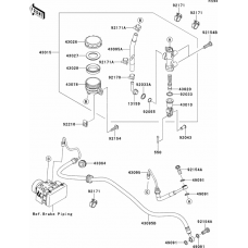 Rear master cylinder