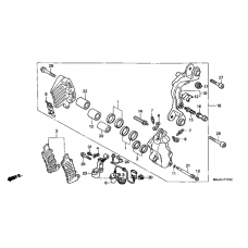 Left front brake caliper (st1100a)
