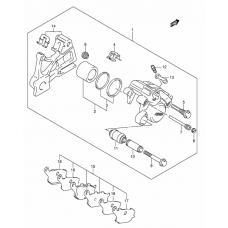 Rear caliper              

                  See note