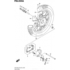 Переднее колесо (Dr-Z125L6 E28)