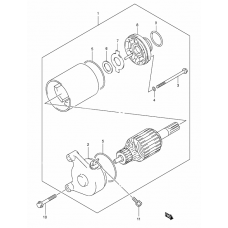 Starting motor