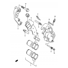 Front caliper