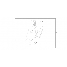 High windscreen              

                  WITHOUT KNUCKLE VISORS