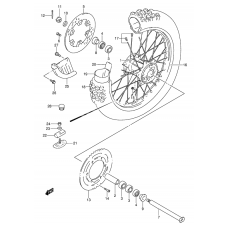 Rear wheel complete assy              

                  Model y