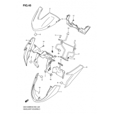 Headlamp housing              

                  Model k8/k9