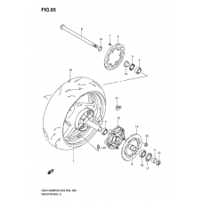 Rear wheel complete assy              

                  Gsx1300bkk8/k9