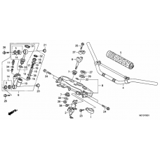 Handle pipe/top bridge              

                  CRF450X8,9