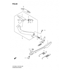 Stand-rear brake