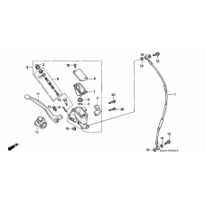 Fr. brake master cylinder              

                  2
