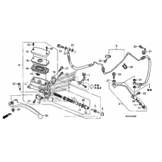 Главный цилиндр сцепления