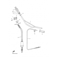 Steering handle. cable