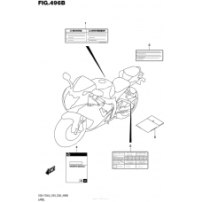 Информационные наклейки (Gsx-R750L5 E28)