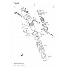 Rear shock absorber