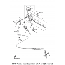 Front master cylinder 2