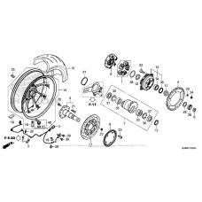 Заднее колесо