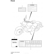 Информационные наклейки (Vl800Bl4 E33)