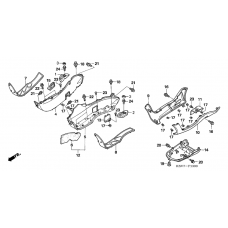 Floor panel/center cover