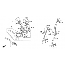Fr. brake master cylinder