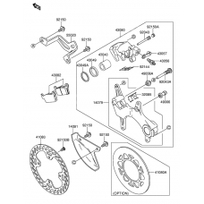 Front brake caliper