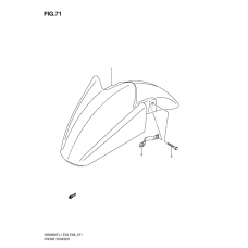 Front fender              

                  Gsx650fl1 e28