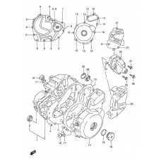 Crankcase cover ass`y (v