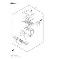 Front master cylinder              

                  Gsf650sl1 e21