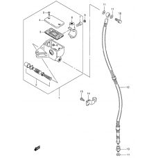 Front master cylinder