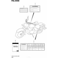 Информационные наклейки (Vl800Tl7 E03)