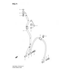 Front brake hose