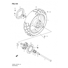 Rear wheel complete assy              

                  Dl650l1 e33