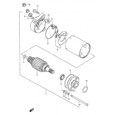 Starting motor