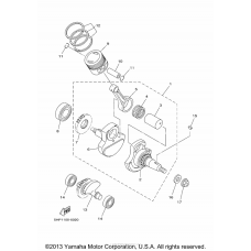 Crankshaft piston