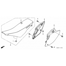 Seat/side cover              

                  CRF450R5,6,7,8