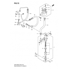 Rear master cylinder              

                  Gsf1250ak7/sak7/ak8/sak8/ak9/sak9/sazk9/sal0