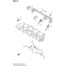 Throttle Body Hose/joint (Gsx-R750L4 E03)