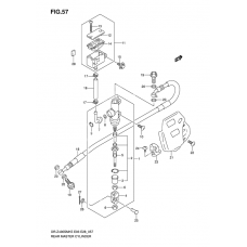 Rear master cylinder